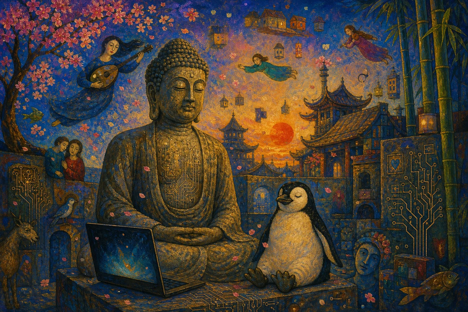 Hero image for Buddha would use Linux